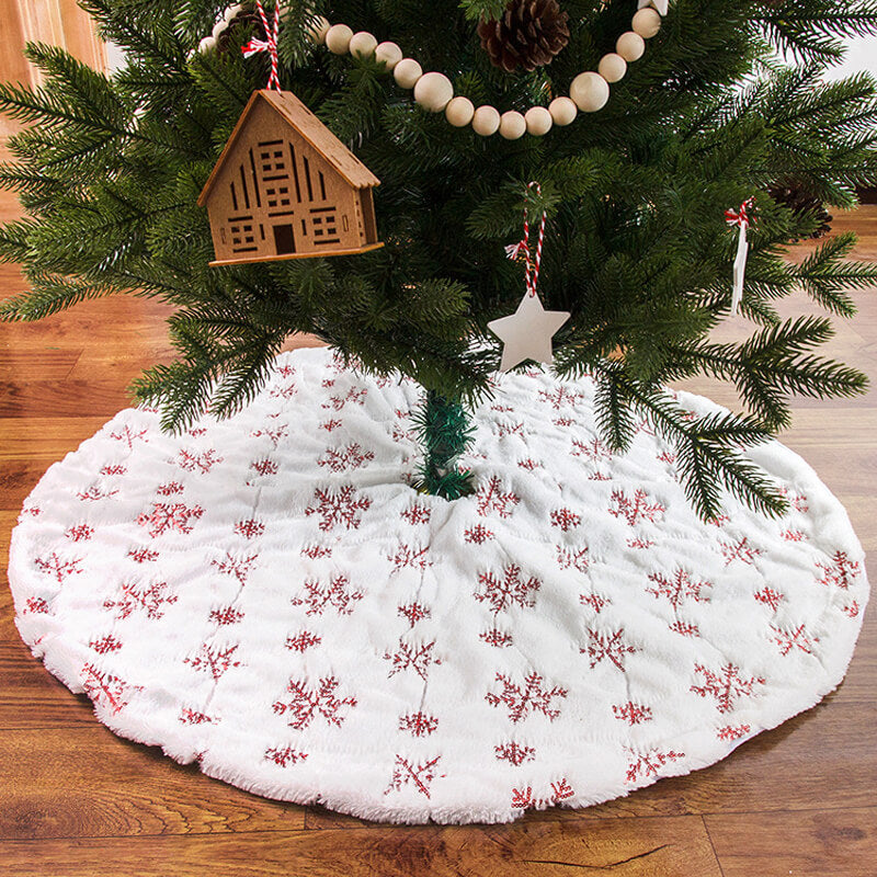 Plush Christmas Tree Skirt