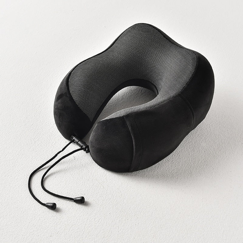 Adjustable Memory Foam Travel Pillow with Storage Bag