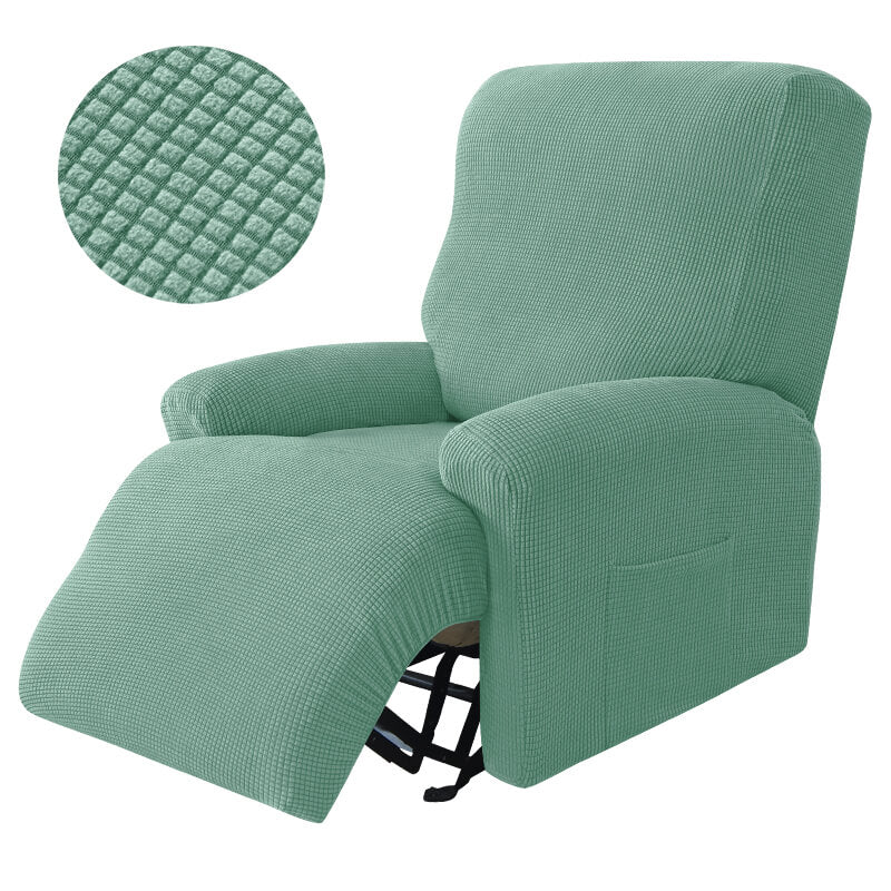 1/2/3/4 Seater Knitted Jacquard Recliner Chair Covers