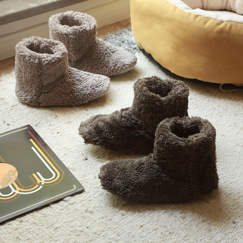 Fluffy Home Bootie Slippers