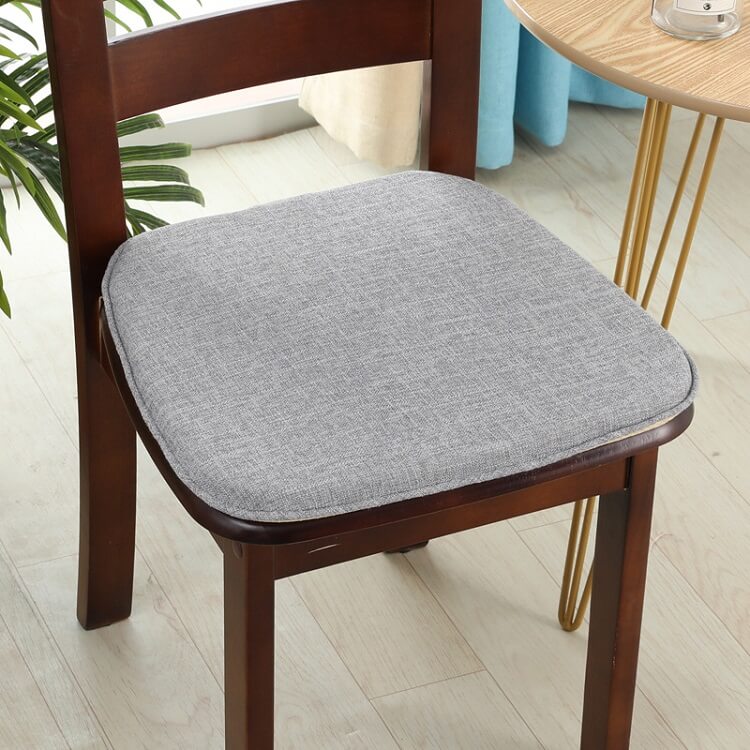 Linen Dining Chair Cushions with Ties, Comfy Seat Pads for Dining Office  Chairs, Washable Seat Cushions – Special Fashion