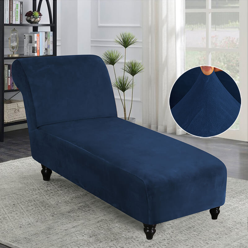 Velvet Chaise Lounge Cover