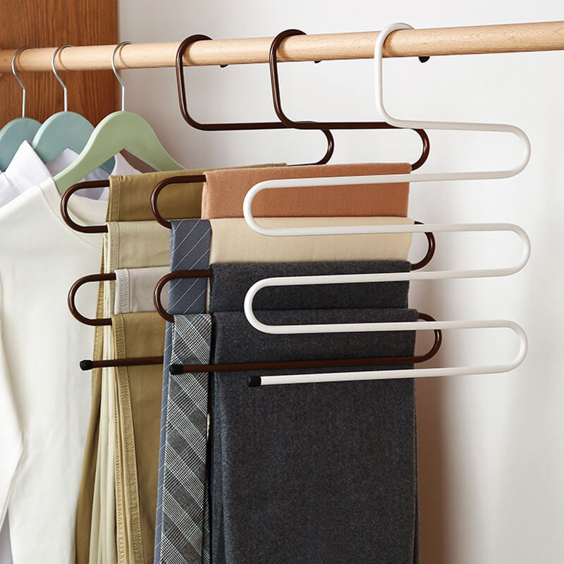 3 Pcs S-Type Pants Hangers Set