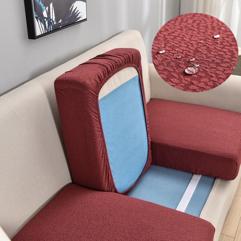 Waterproof Seersucker Sofa Cushion Covers