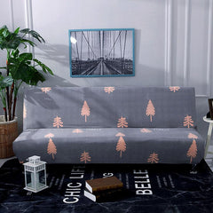 Fashion Printing Armless Sofa Cover
