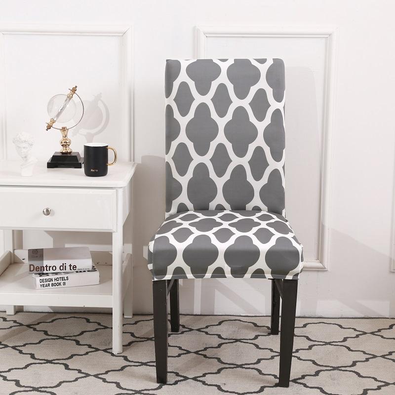Soft spandex Gray Chair Cover