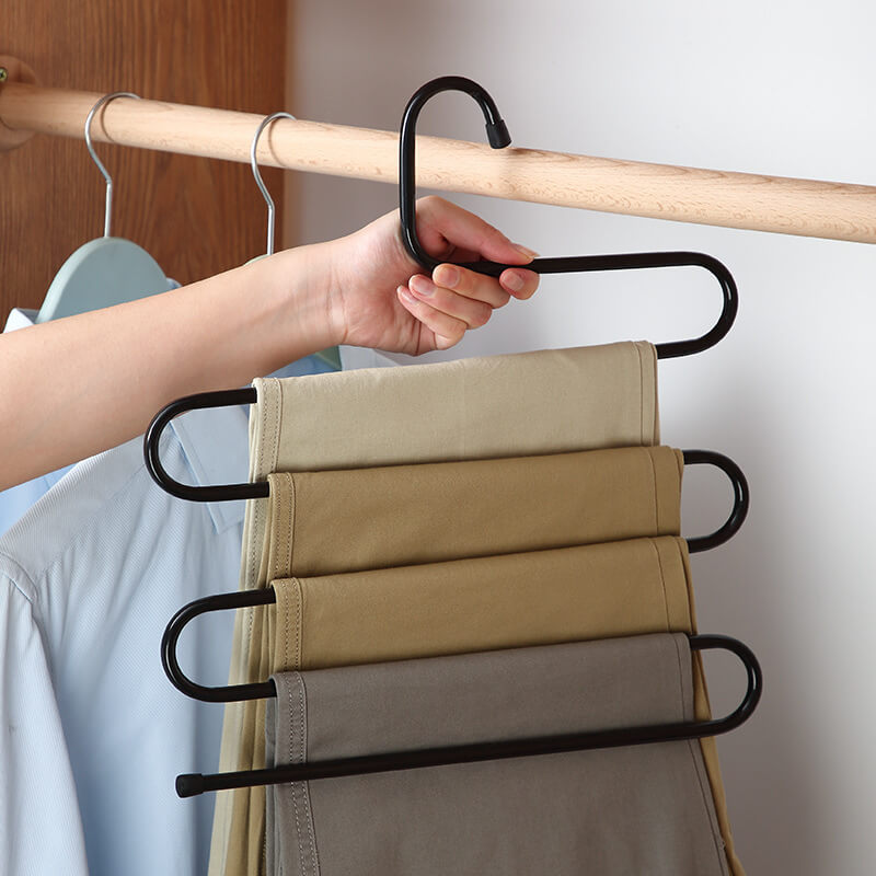 3 Pcs S-Type Pants Hangers Set