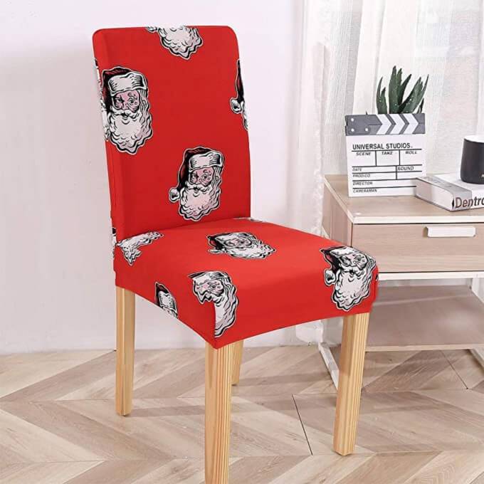 Christmas Elastic Chair Cover