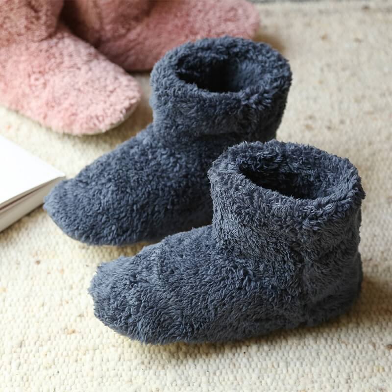Fluffy Home Bootie Slippers
