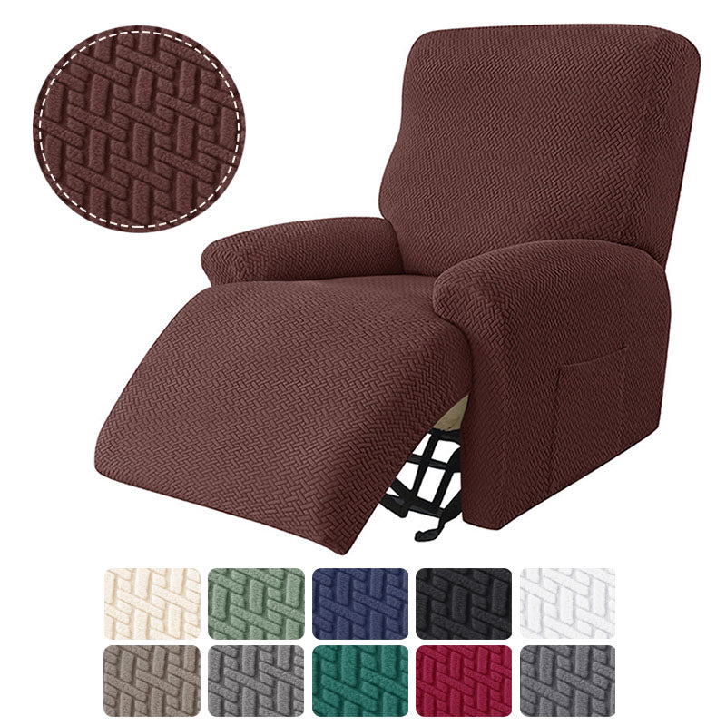 1/2/3/4 Seater Polar Fleece Recliner Chair Covers