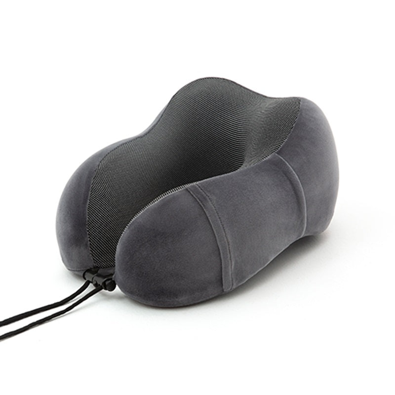 Adjustable Memory Foam Travel Pillow with Storage Bag