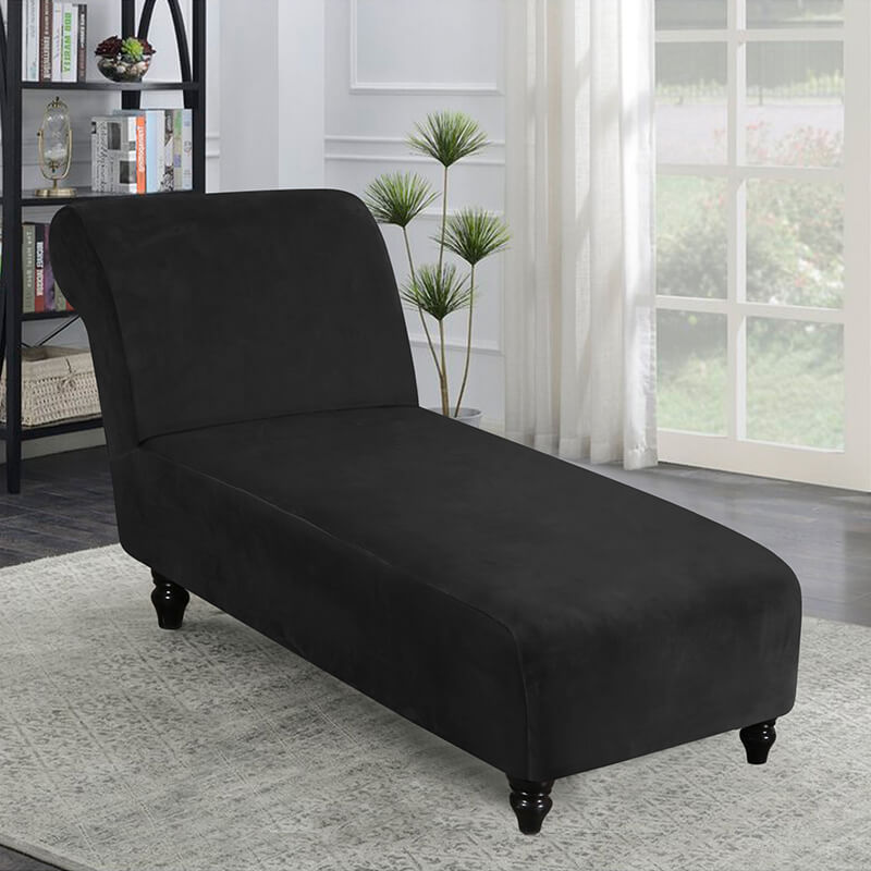 Velvet Chaise Lounge Cover