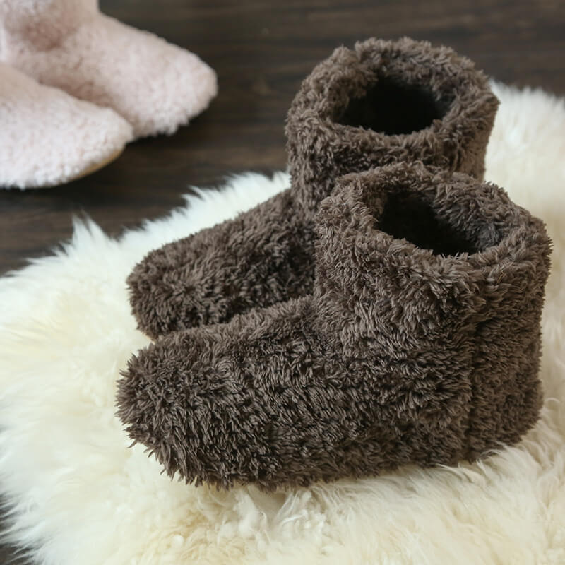 Fluffy Home Bootie Slippers