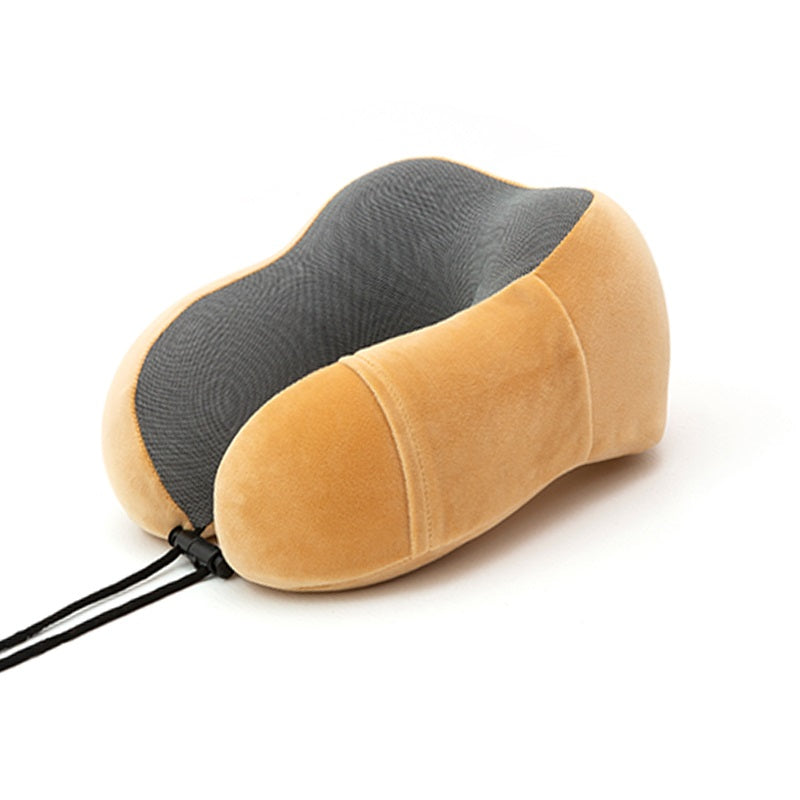 Adjustable Memory Foam Travel Pillow with Storage Bag