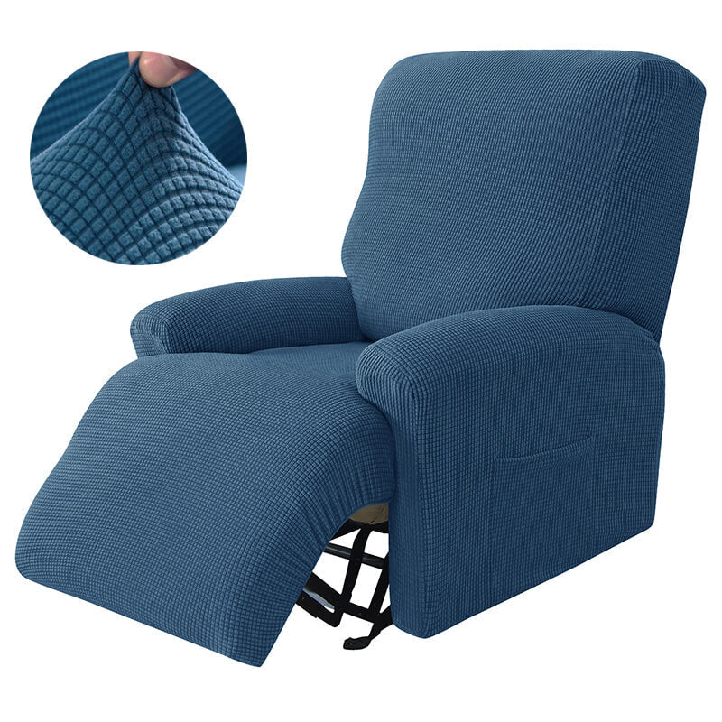 1/2/3/4 Seater Knitted Jacquard Recliner Chair Covers