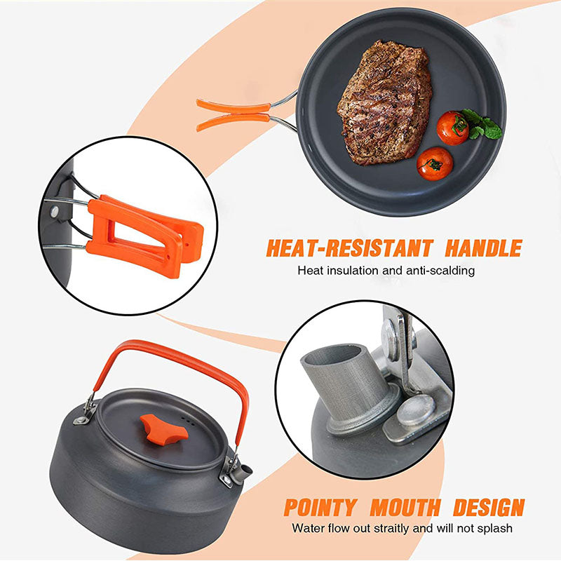 Camping Cookware Mess Kit