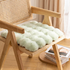 2Pcs Anti-slip Faux Fur Chair Cushions