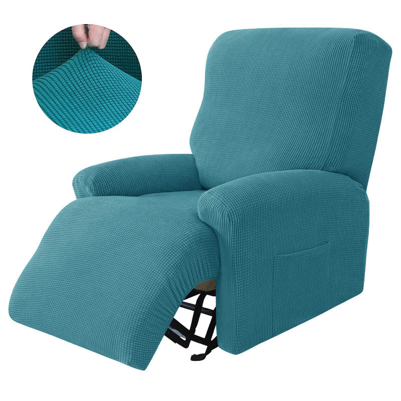 1/2/3/4 Seater Knitted Jacquard Recliner Chair Covers