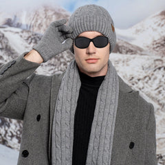 Winter Womens Hat and Scarf Set