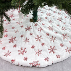 Plush Christmas Tree Skirt