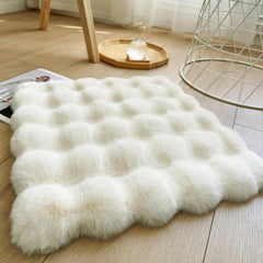 2Pcs Anti-slip Faux Fur Chair Cushions