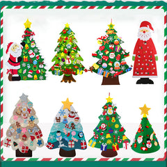 Felt Christmas Tree for Kids Wall