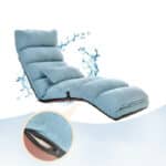 Adjustable Lazy Sofa Lounger Chair for Gaming, Reading, with Pillow