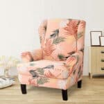 2-Piece Wingback Chair Slipcovers -Medium Size