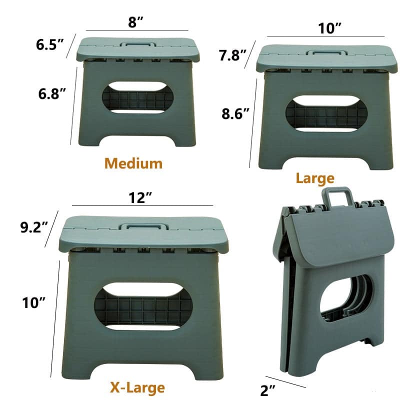Protable Folding Step Stool with Handle