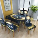 Washable Dust-Proof Christmas Chair and Table Covers