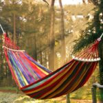 Canvas Cotton Garden Hammock with Carrying Bag
