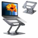 Foldable Laptop Stand with 360° Rotating Base
