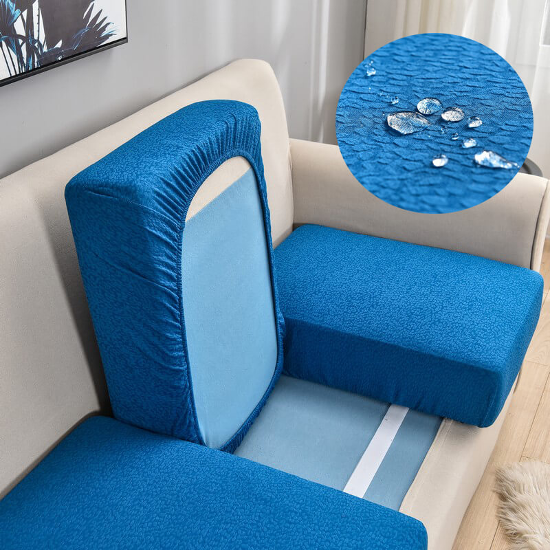 Waterproof Seersucker Sofa Cushion Covers