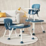 4-in-1 Convertible Baby High Chair with Removable Tray