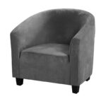 Velvet Club Chair Slipcover