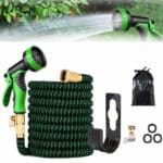 Expandable Garden Hose with 10 Function Spray Nozzle
